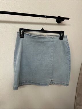 wild fable Light Blue Denim Mini Skirt
